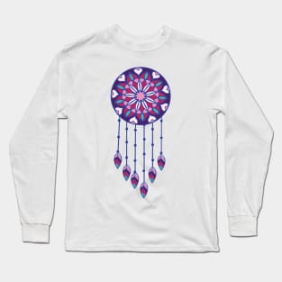 Mandala dreamcatcher dream catcher bad dream chaser native feathers Long Sleeve T-Shirt